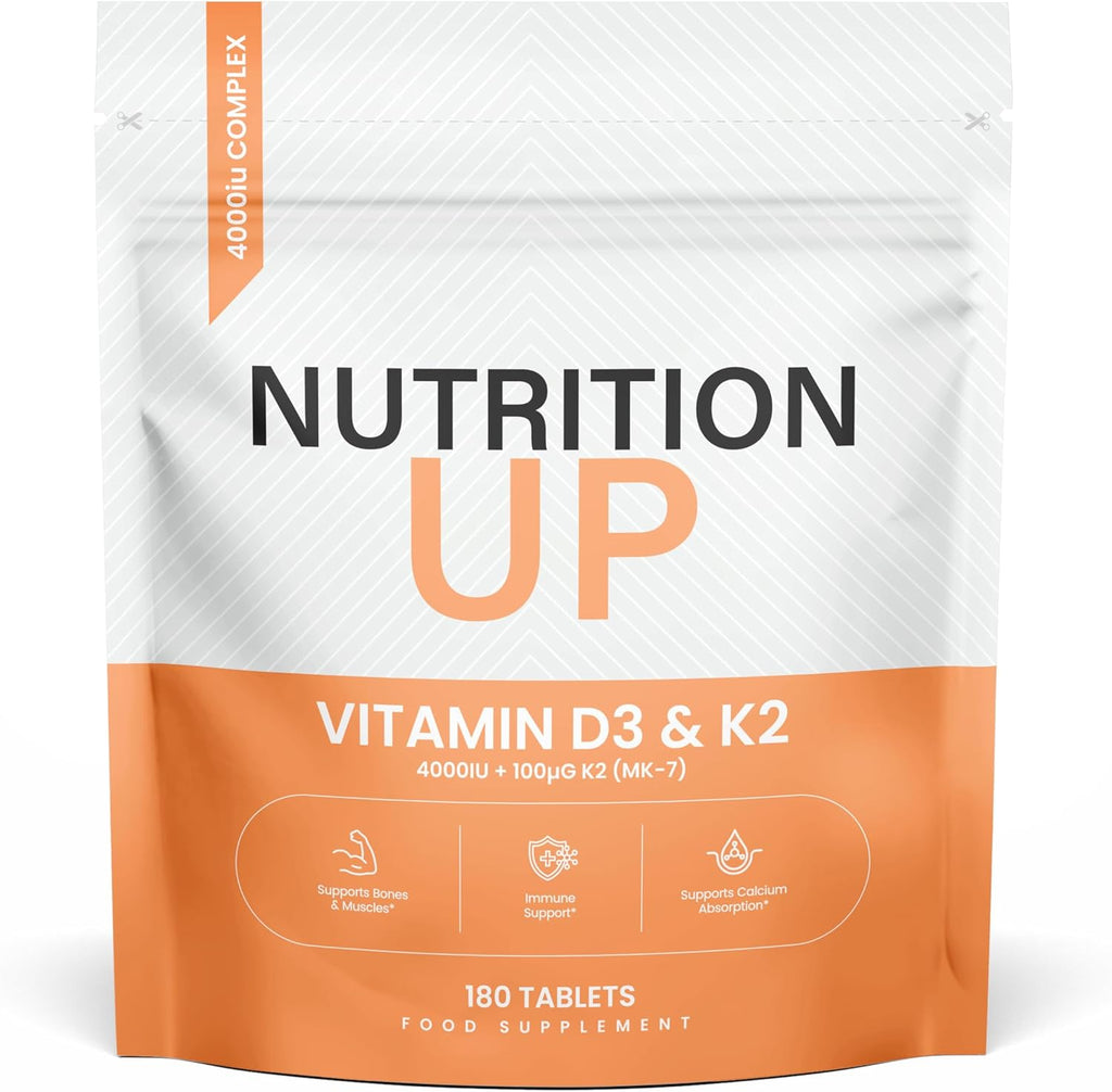 Vitamin D3 & K2 Tablets 4000IU + 100ug MK-7